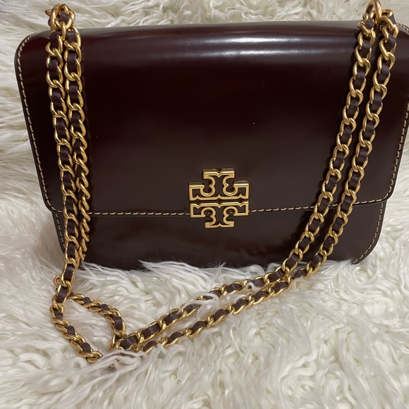 Tory Burch Handbags - Tory Burch Burgundy Leather Handbag